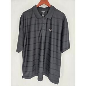 NHL Philadelphia Flyers Black 3-button Polo by Antigua Men's XXL